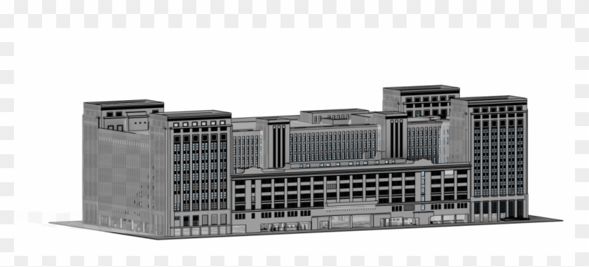 Chicago Old Post Office Clipart