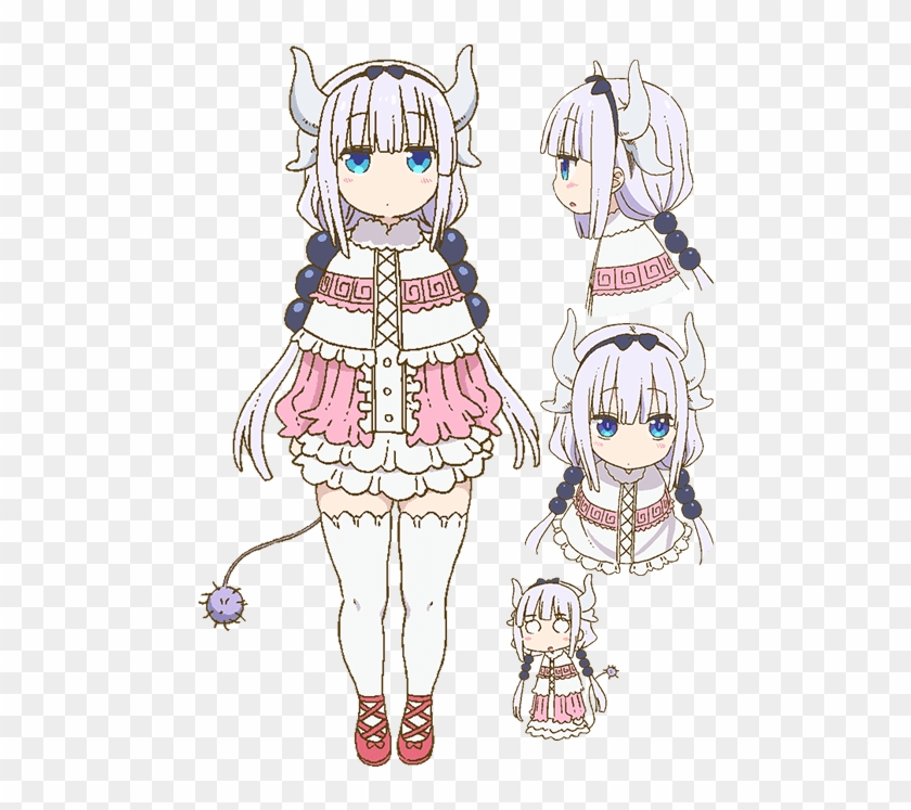 Kobayashi San Chi No Maid Dragon Characters Clipart #4068755