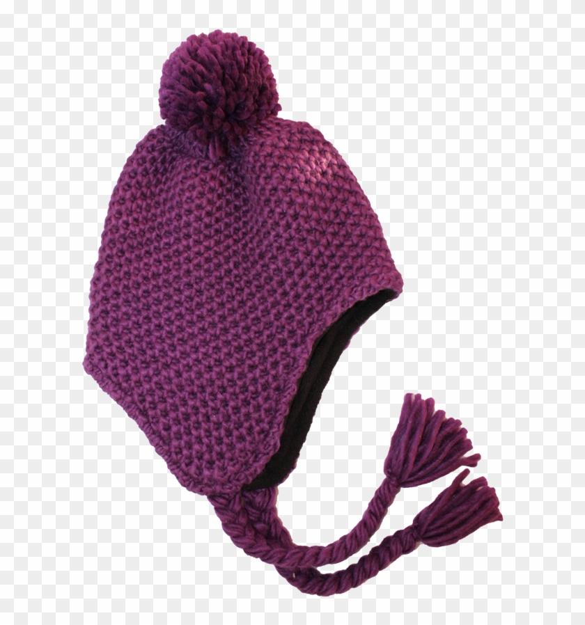 Snow Bum Hat In Purple - Beanie Clipart