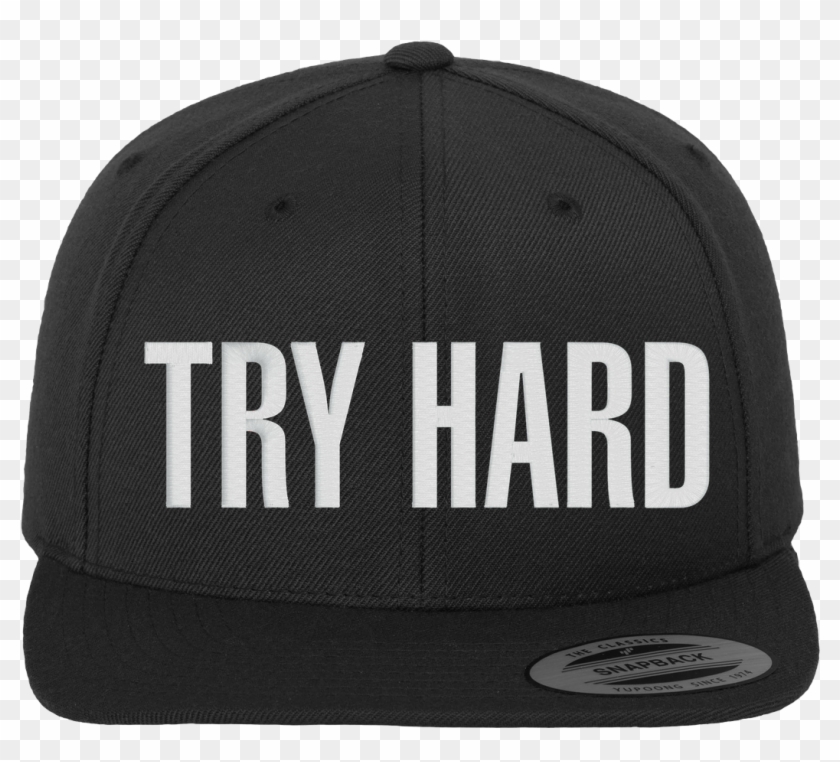 Try Hard Cap Cap Cap Black Clipart