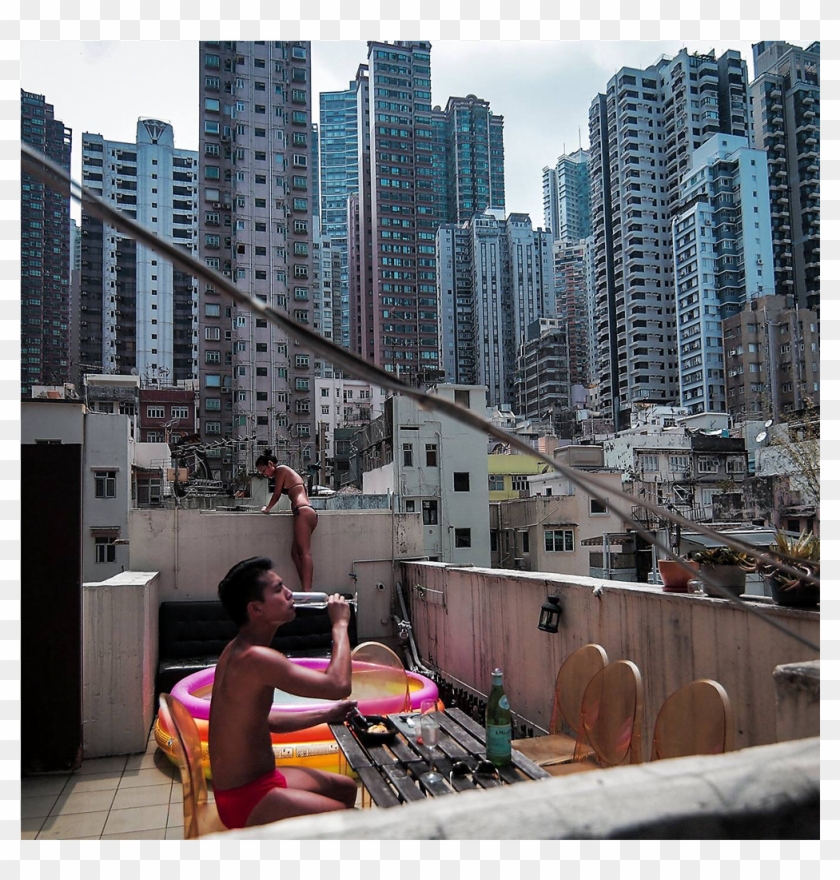 Modern Apartment Buildings Rise In The Background, - Urban Area Clipart #4069049