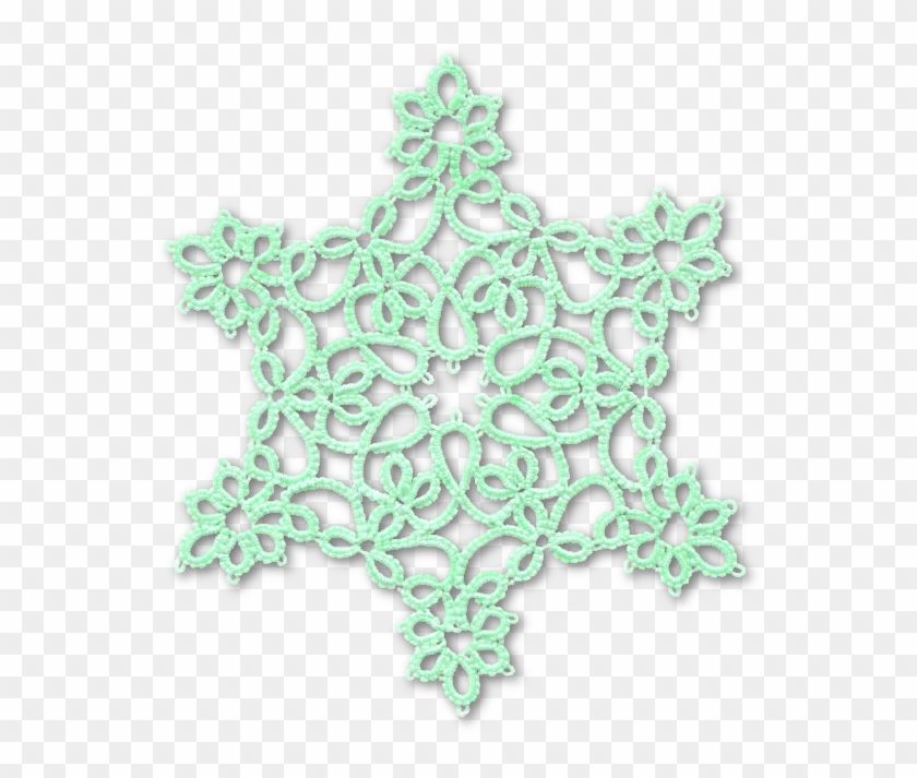Tatting Snowflake Pattern Promenade - Embroidery Clipart