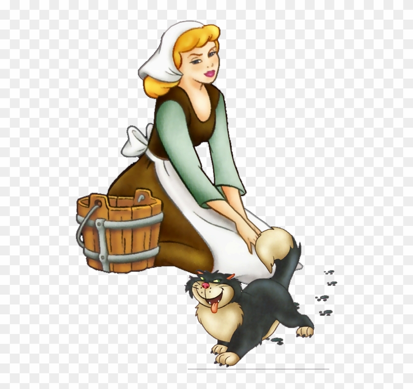 Cinderella Disney Cleaning Clipart