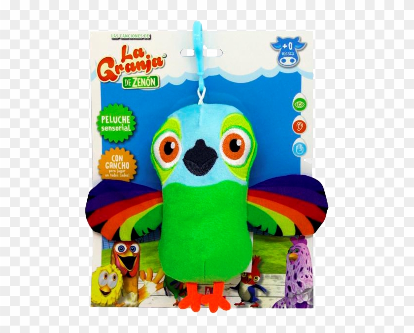 Imagen De Llavero Lorito Pepe Canciones De La Granja - Peluches De La Granja De Zenón Clipart