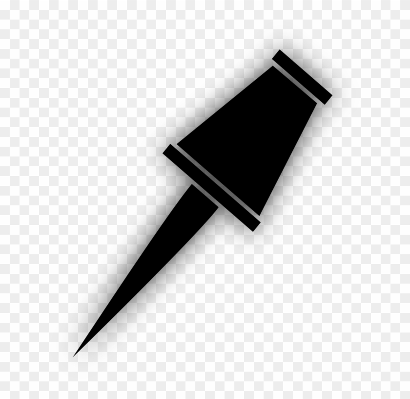 Paper Drawing Pin Post-it Note Computer Icons - Tachuela Para Colorear Clipart #4070566