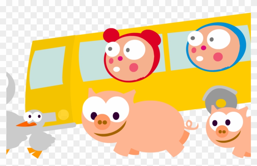 Excursion A La Granja Escuela - Cartoon Clipart #4070604