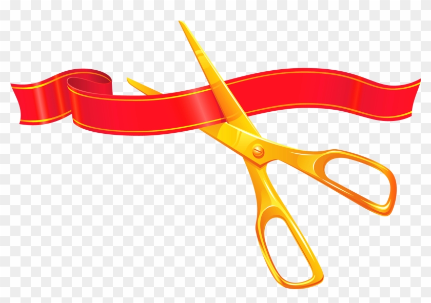View Full Size - Cut Opening Ribbon Png Clipart