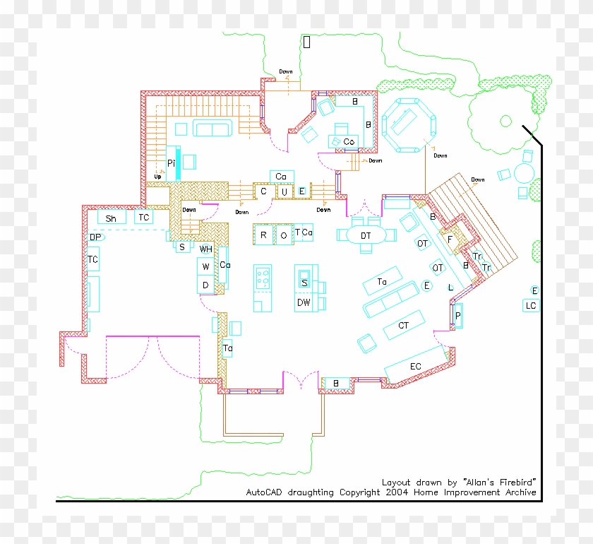 Image Showing Layout Of The Home Improvement Archive - Home Improvement Taylor House Clipart