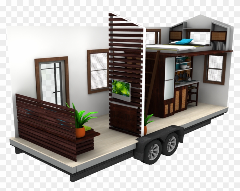 Inside Back Left 03 - Sims 4 Tiny House Ideas Clipart