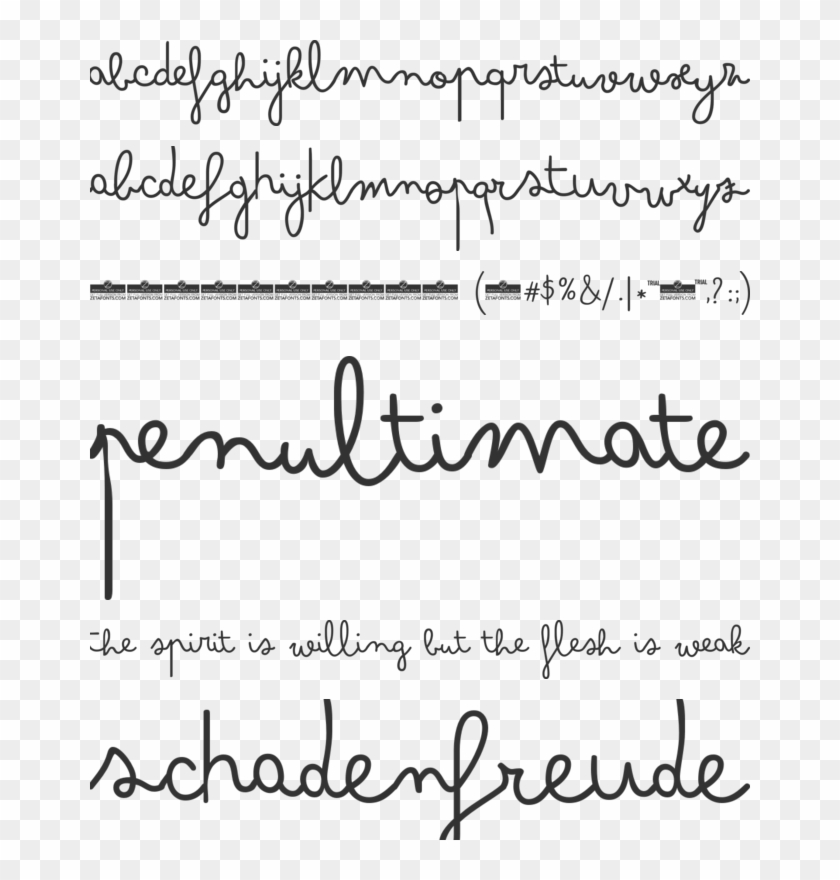 Bimbo Font Preview - Arsenale White Clipart #4071102