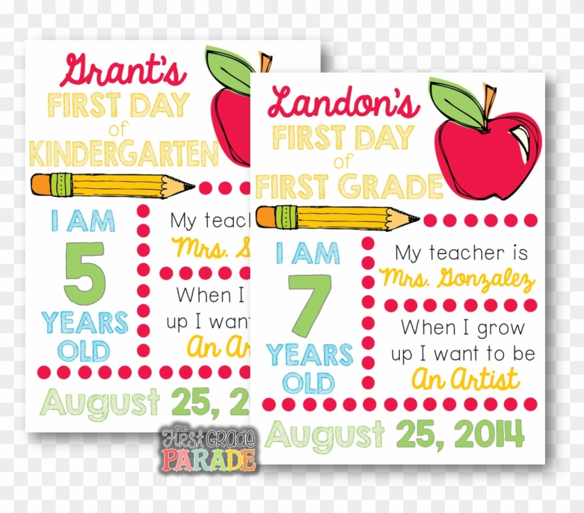 First Day Of School Editable Printable , Png Download - School Clipart #4071104