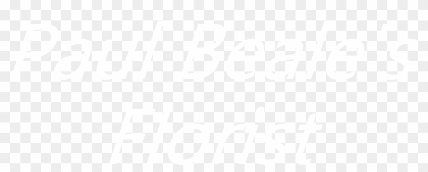 Paul Beale's Florist - Johns Hopkins Logo White Clipart