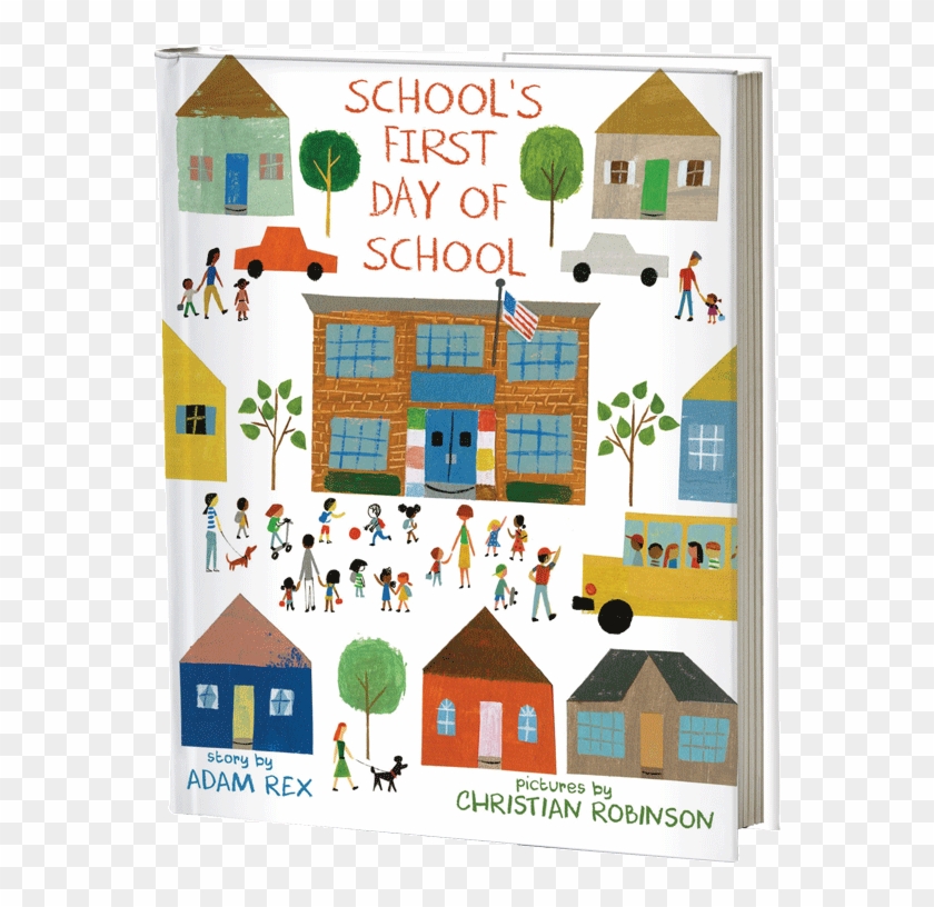 Schoolsfirstdayofschool - School's First Day Of School Book Clipart