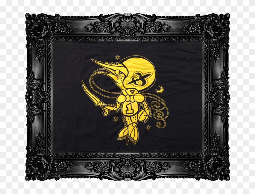 Merch - Black Ornate Frame Clipart #4071800