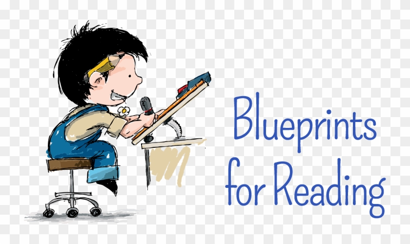 Blueprint Blog Banner - Transparent Cartoon Person Reading Book Png Clipart #4072439
