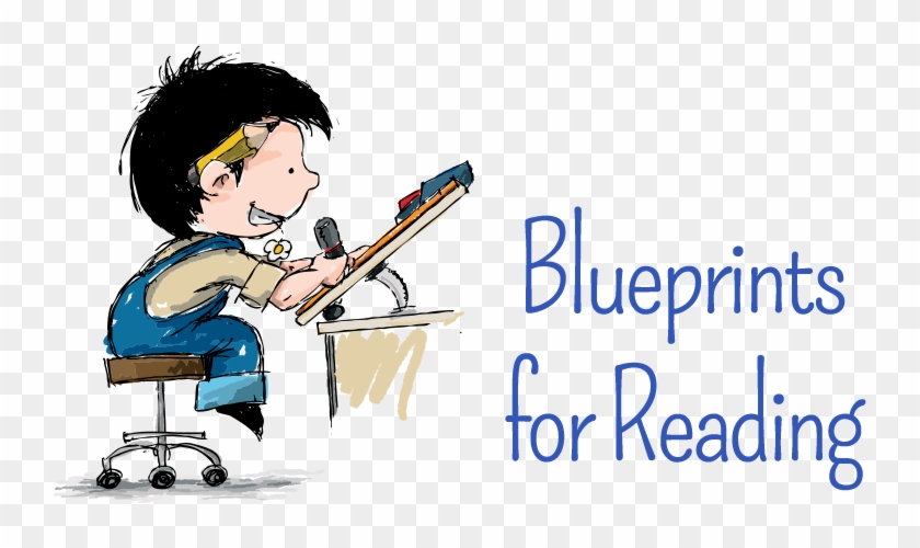 Blueprint Blog Banner - Transparent Cartoon Person Reading Book Png Clipart