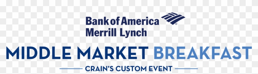 Bank Of America Merrill Lynch Middle Market Breakfast - Oval Clipart #4072776