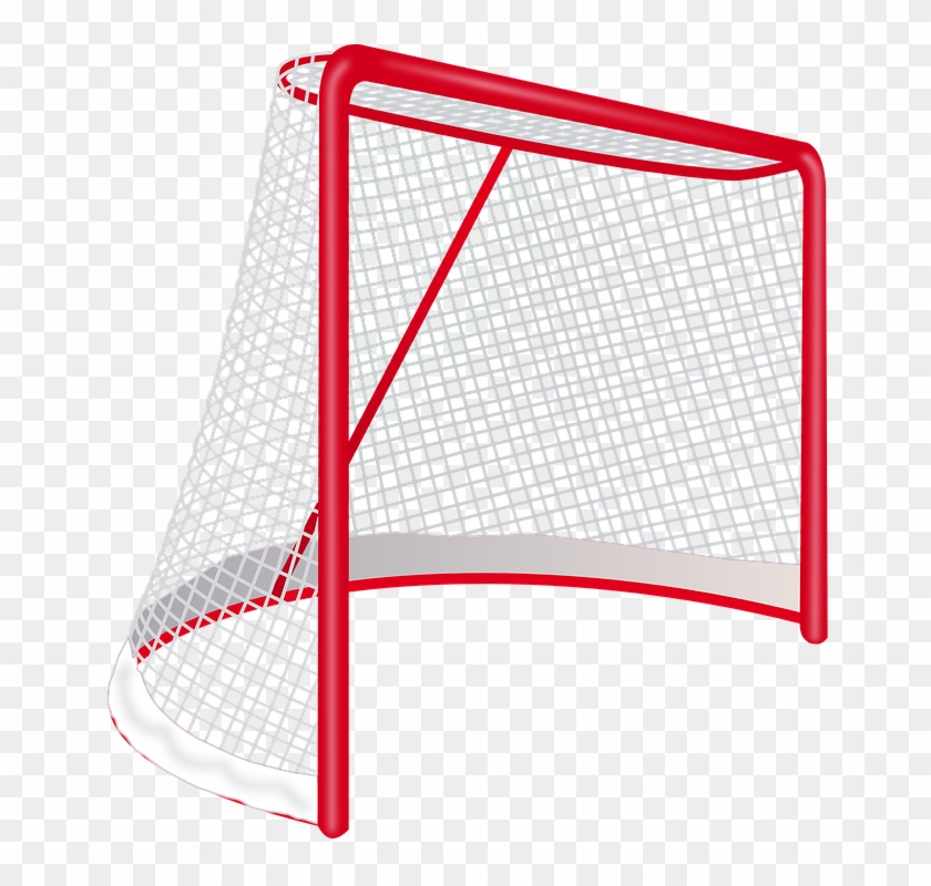Hockey Goal Net Sports - Ice Hockey Goal Clipart - Png Download
