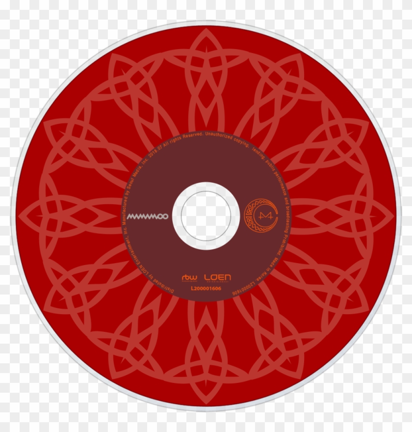 Mamamoo Red Moon Cd Disc Image - Circle Clipart #4073064