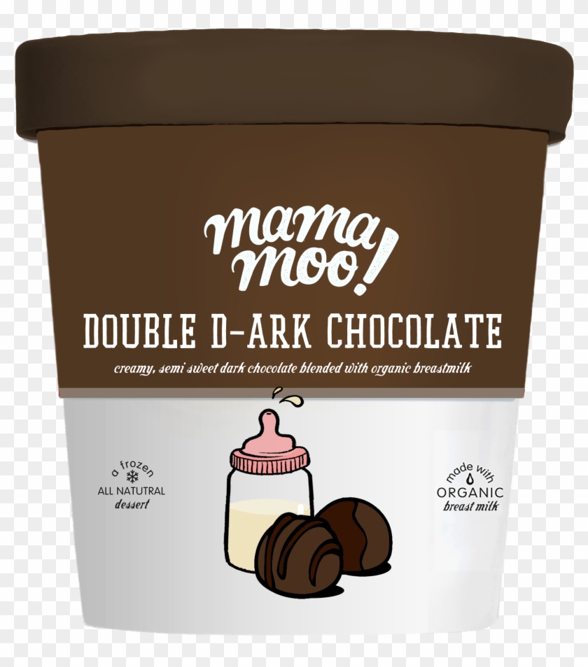 Double D-ark Chocolate - Nadamoo Ice Cream Clipart