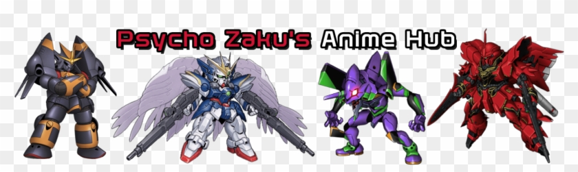 Psycho Zaku's Anime Hub - Action Figure Clipart #4073452