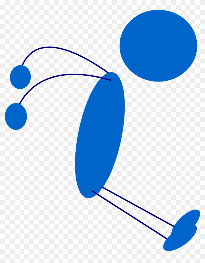 Stickman,stick Figure,matchstick - Stick Man Jumping Clipart