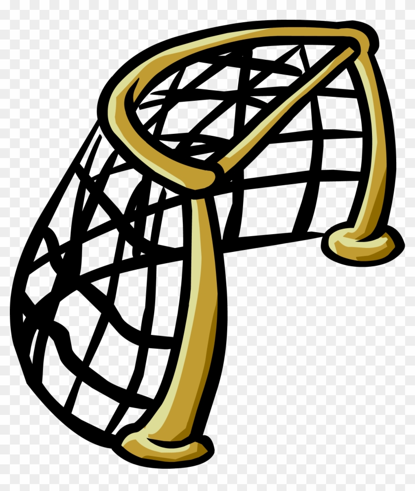 Hockey Net Sprite - Club Penguin Puffle Negro Clipart