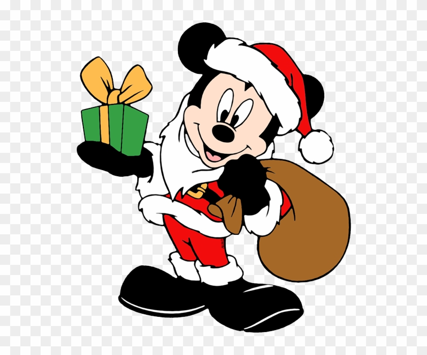 Baby Mickey Mouse Png - Minnie Mouse Santa Claus Cartoon Clipart