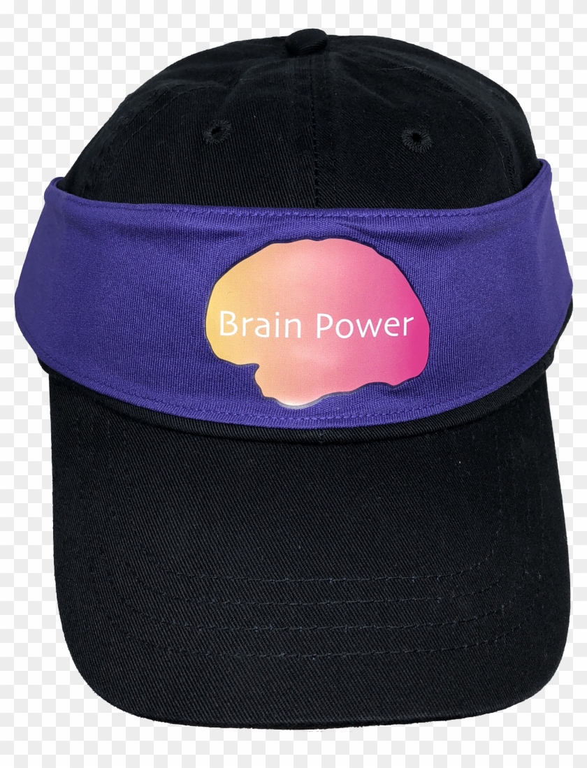 2 In 1 Brain Power Headband, Purple - Baseball Cap Clipart