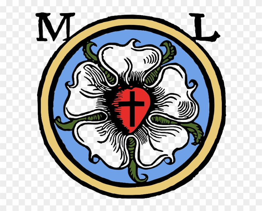 Rose Martin Luther 1530 Couleur - Martin Luther Rose Clipart