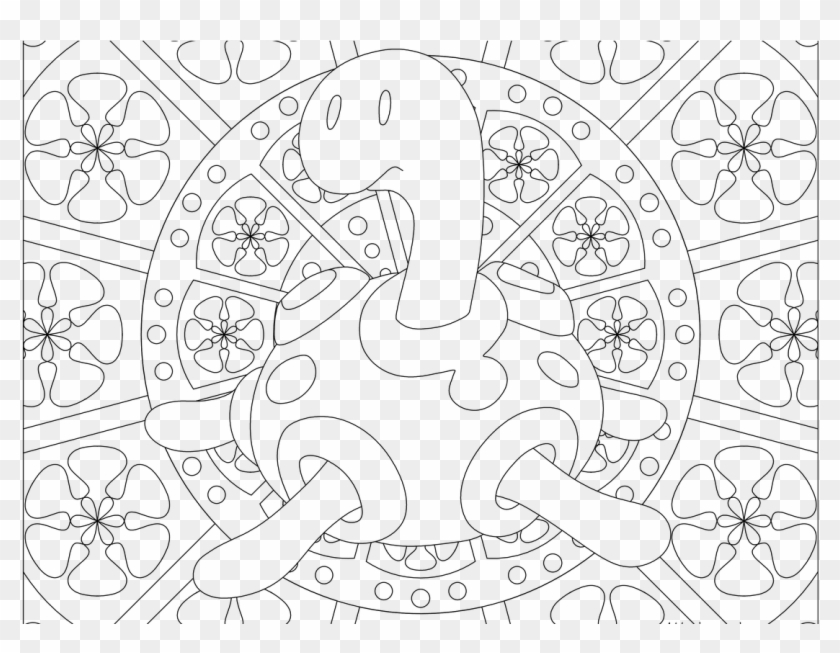 Shuckle Pokemon - Pokemon Adult Coloring Page Clipart #4074498