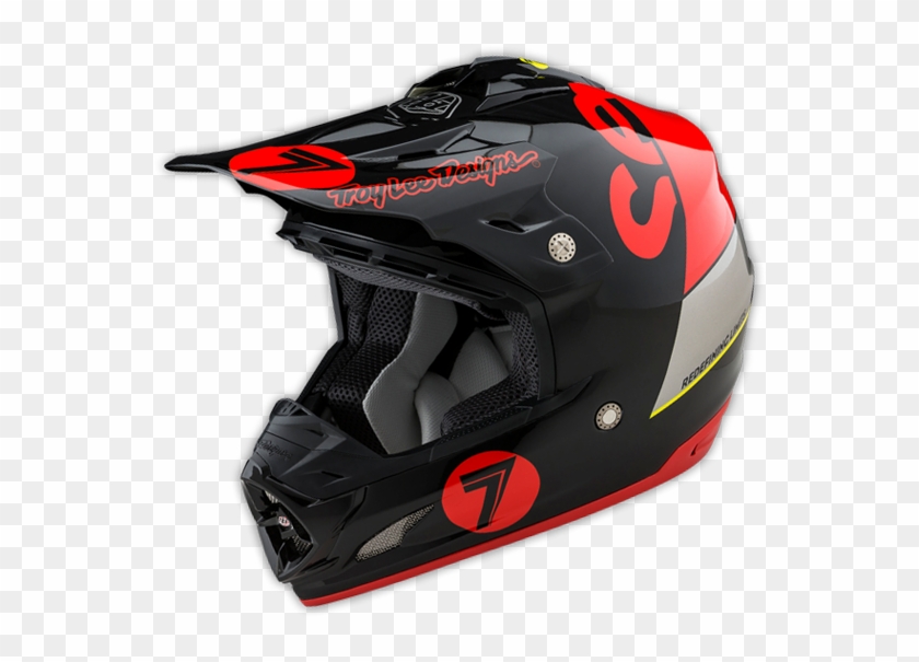 Racing Helmets Garage - Red Fxr Snowmobile Helmet Clipart