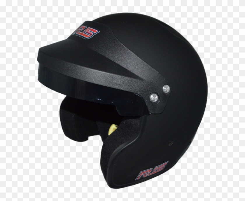 Rjs Racing Helmet Small Matte Black Sa2015 Open Face - Motorcycle Helmet Clipart #4074849