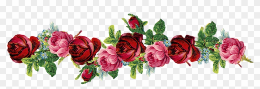Rantings Of Mocha - Vintage Flower Borders Png Clipart