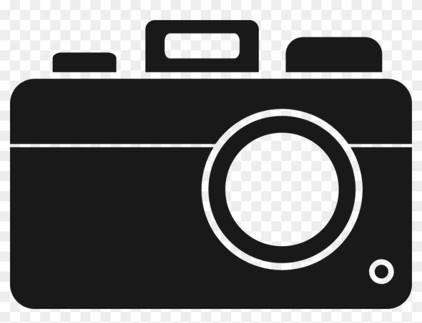 Camera Png Black And White - Icon Fotografi Png Clipart