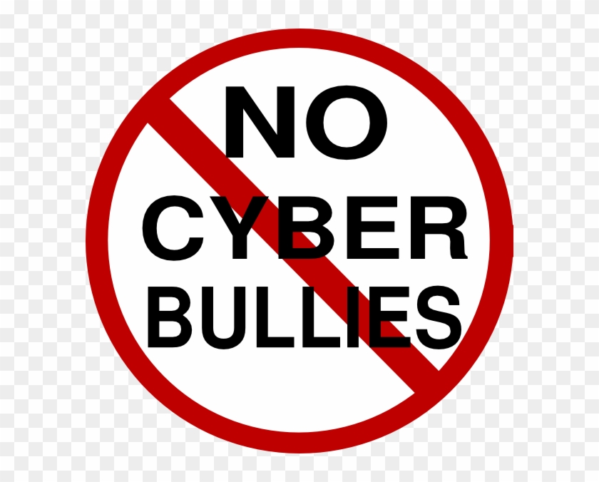 February - No Cyber Bullies Clipart #4075392
