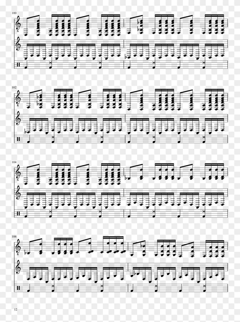Broken Crown Slide, Image - Sheet Music Clipart