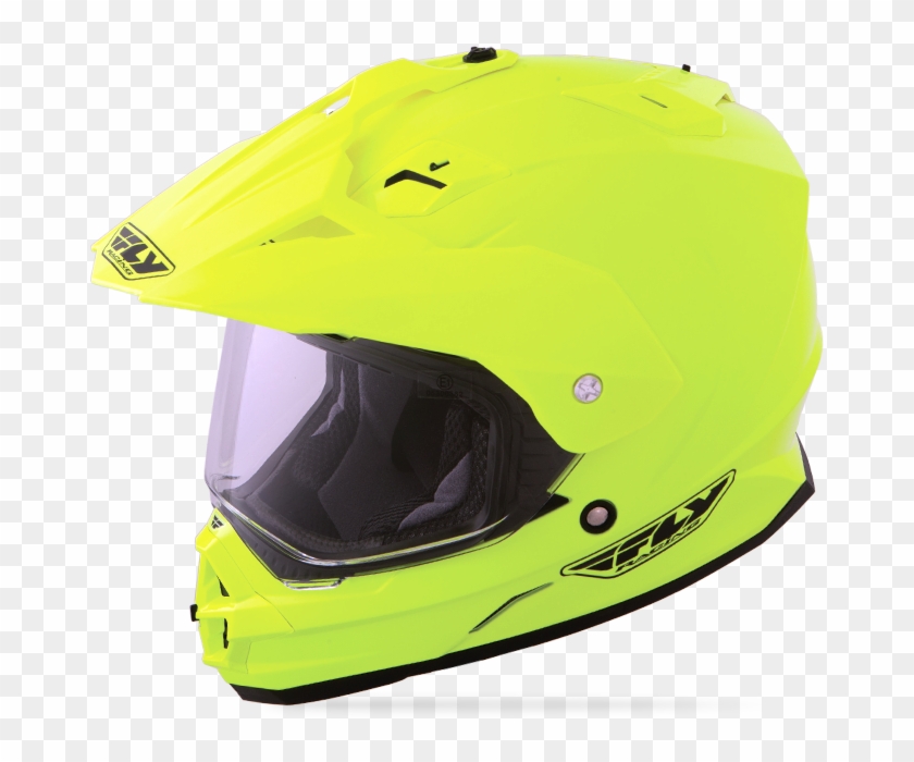 Fly Racing Helmet Trekker / Street & Mx Helmet -yellow - Шлем Для Питбайка Clipart #4075441
