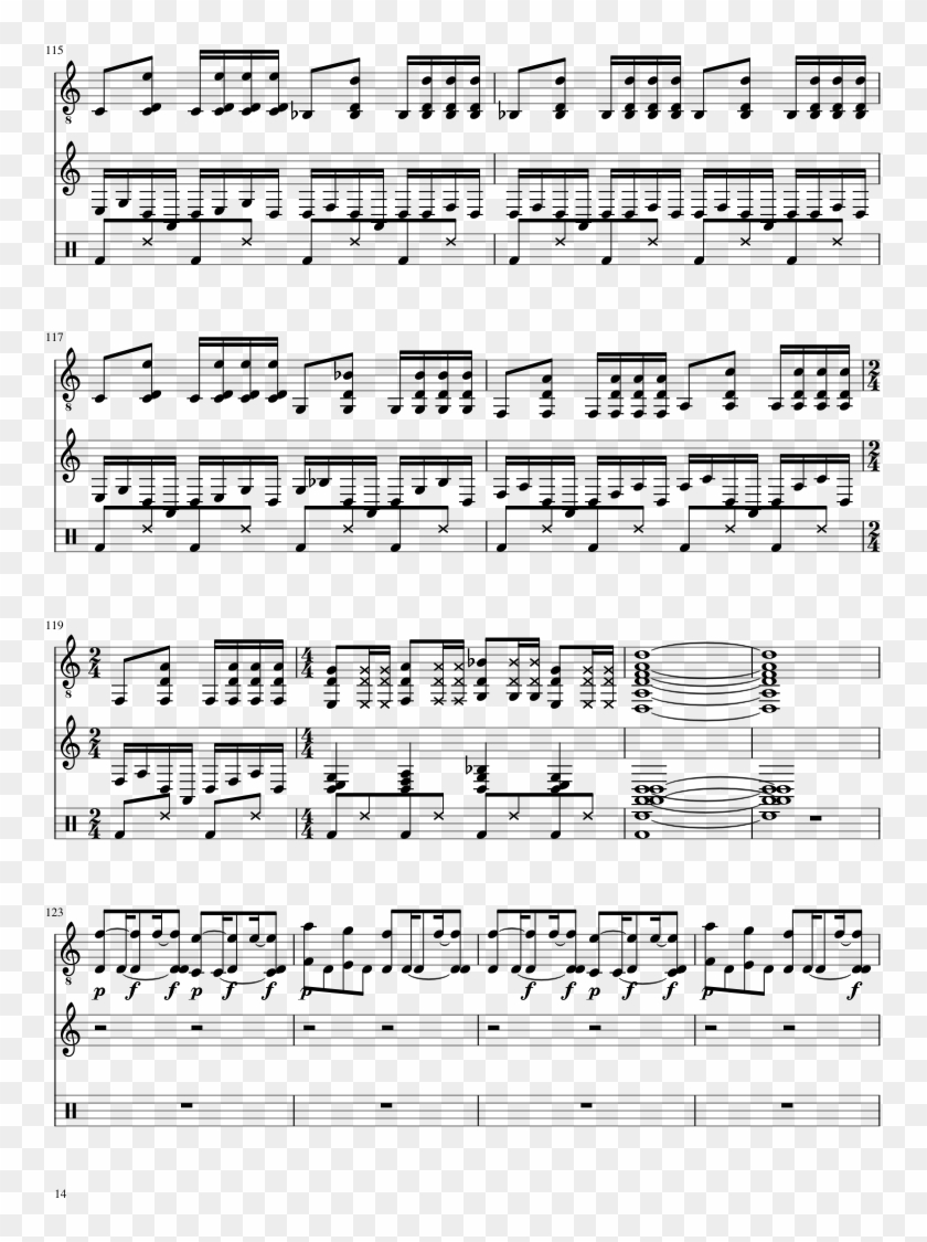 Broken Crown Slide, Image - Sheet Music Clipart #4075514