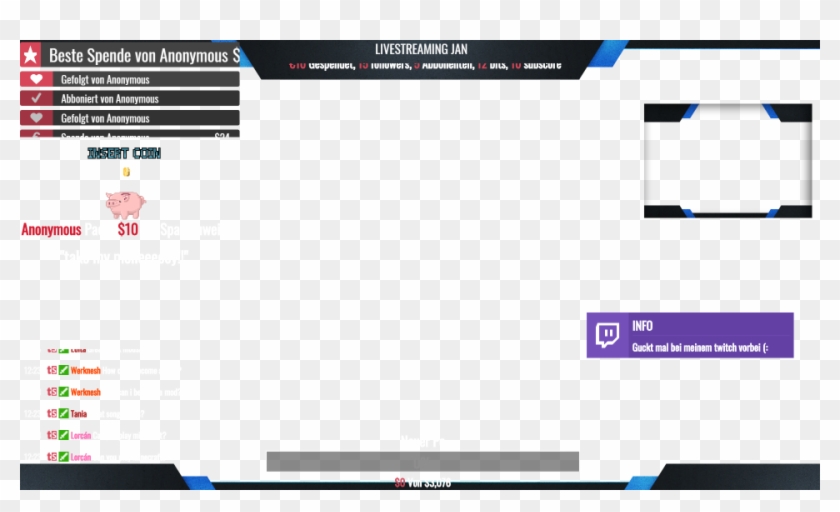 Jtp535 Scene - Layout Para Livestream Download Clipart #4075682