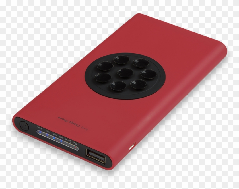 Soft Touch Power Bank With Suction Cups - Electronics Clipart #4075882