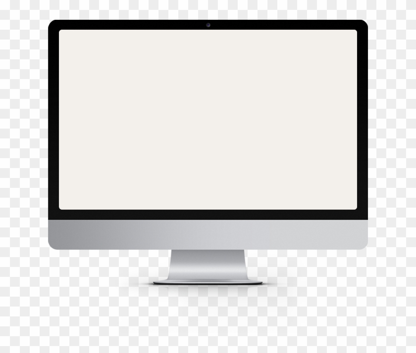 Computer Screen White Background Clipart #4075975