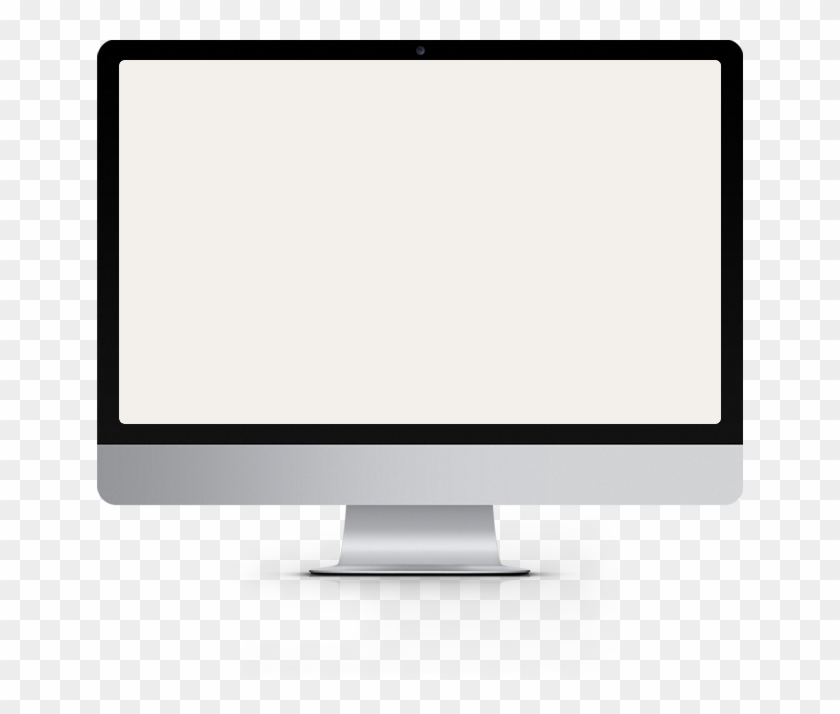 Computer Screen White Background Clipart