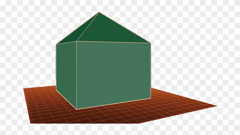 Above Is A 3d Rendering - 3d House Shape Name Clipart
