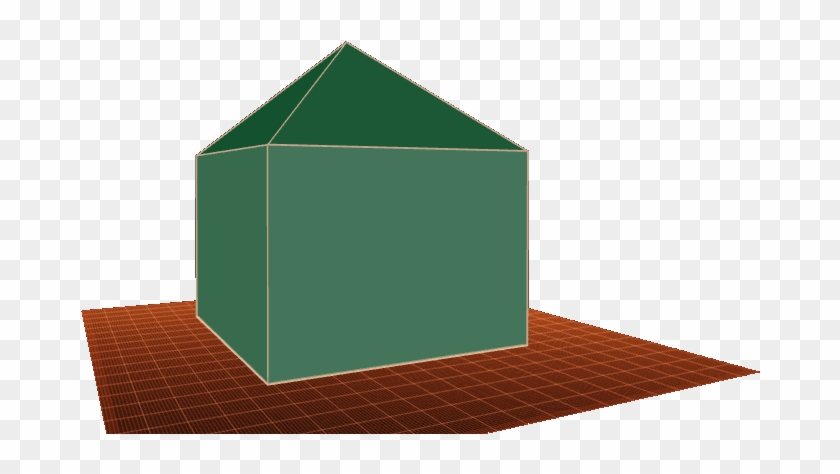Above Is A 3d Rendering - 3d House Shape Name Clipart #4076008