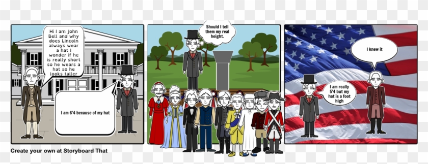 Abe Lincoln Real Hieght - Comics Clipart #4076157