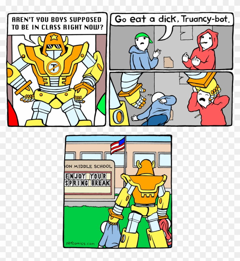 Truancy Bot - « - Middle School Dicks Clipart #4076228