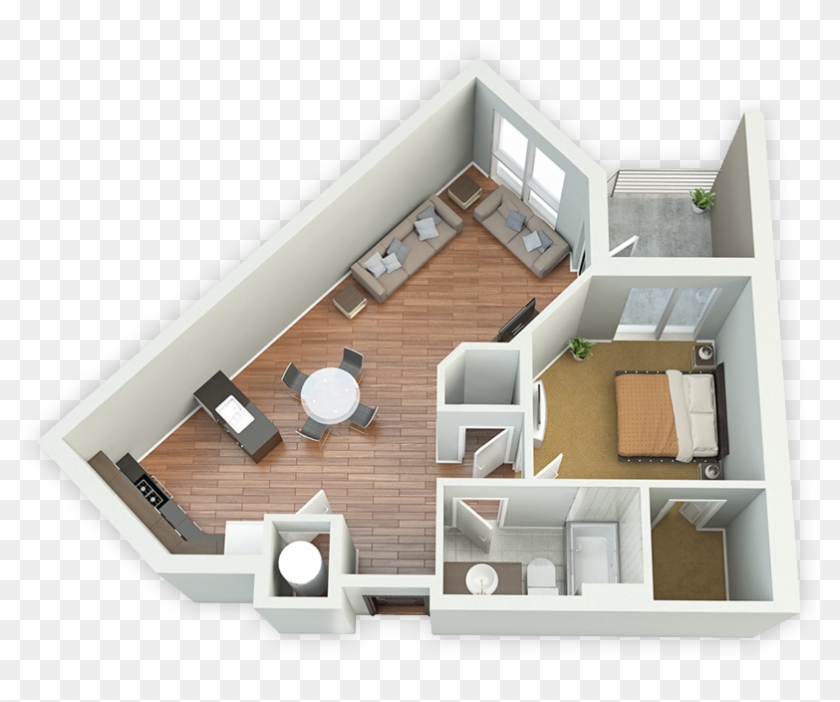 Detailed Property Floor Plans 3d Visualization For - Floor Plan Clipart #4076360
