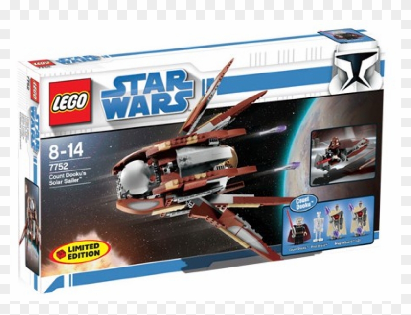 7752 1 - Lego Star Wars Count Dooku's Solar Sailer Clipart #4076763