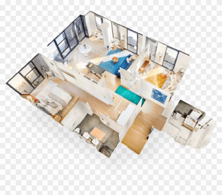 Bird's-eye View - Floor Plan Clipart #4076827